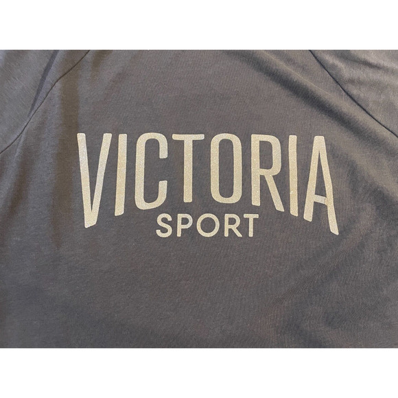 """Womens VICTORIA'S SECRET SPORT Grey Sweatshirt long sleeve Sz S Logo""" - Picture 3 of 10